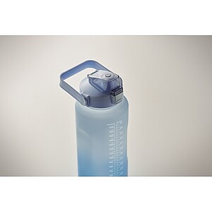 RPET water bottle 2000ml, royal blue