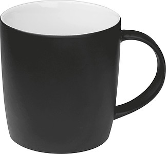 Rubberized ceramic mug
