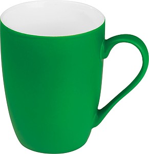 Rubberized ceramic mug