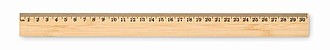 Ruler in bamboo 30 cm