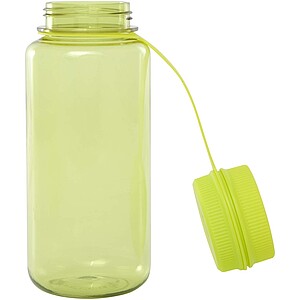 Ryder 900 ml RCS certified RPET sport bottle with multi-function lid, lime