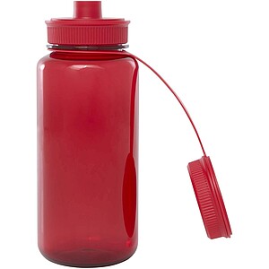 Ryder 900 ml RCS certified RPET sport bottle with multi-function lid, red