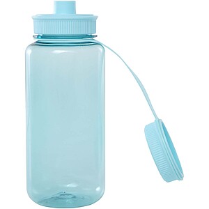 Ryder 900 ml RCS certified RPET sport bottle with multi-function lid, turquois
