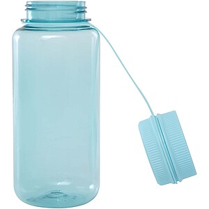 Ryder 900 ml RCS certified RPET sport bottle with multi-function lid, turquois