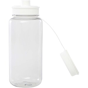 Ryder 900 ml RCS certified RPET sport bottle with multi-function lid, white