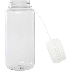 Ryder 900 ml RCS certified RPET sport bottle with multi-function lid, white