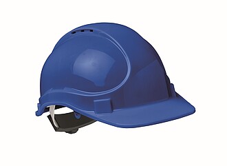 Safety helmet in ABS, royal blue