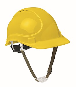 Safety helmet in ABS, yellow