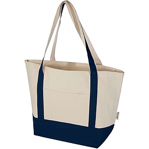 Sam 320 g/m2 GRS recycled cotton tote bag, navy