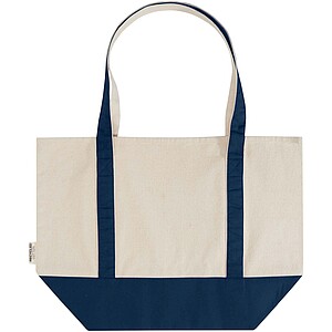 Sam 320 g/m2 GRS recycled cotton tote bag, navy