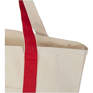Sam 320 g/m2 GRS recycled cotton tote bag, red