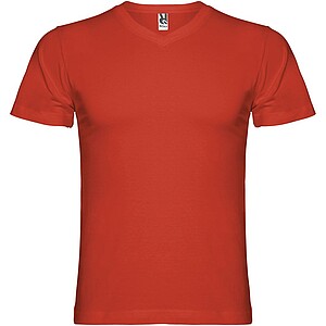 Samoyedo short sleeve mens v-neck t-shirt