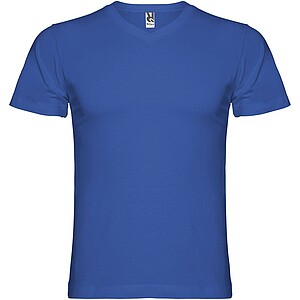 Samoyedo short sleeve mens v-neck t-shirt