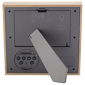 Sasa bamboo photo frame with thermometer