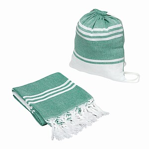 Sauna-or beach towel, green