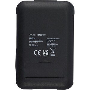 Savvy recycled plastic modular charging cable with phone holder