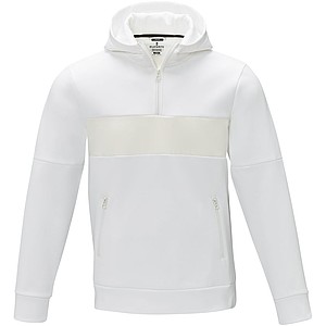 Sayan mens half zip anorak hooded sweater