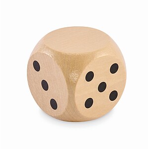 Schima wooden dice 5cm dia, wood