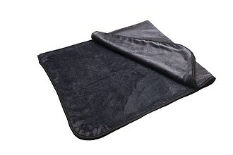 SCHWARZWOLF AMIATA 2in1 fleece travel blanket, grey