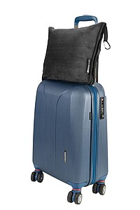 SCHWARZWOLF AMIATA 2in1 fleece travel blanket, grey