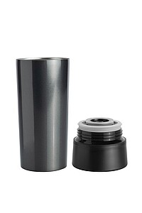 SCHWARZWOLF ARANSOL Double-walled thermo mug, anthracite