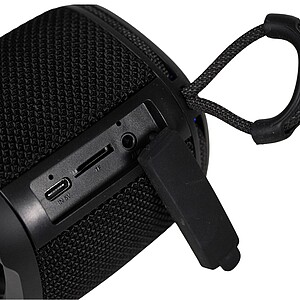 SCHWARZWOLF HERMON Outdoor wireless slightly water resistant speaker, black