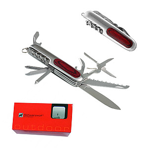 SCHWARZWOLF HUNTER Multifunction folding knife, 9in1