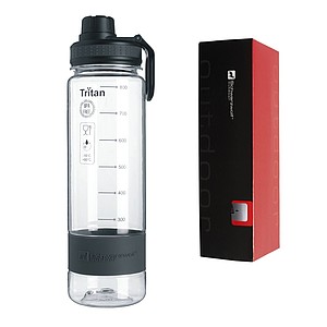 SCHWARZWOLF KIBO Sports tritan bottle, transparent