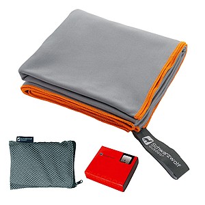 SCHWARZWOLF MALAREN Outdoor towel, grey