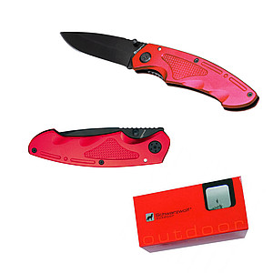 SCHWARZWOLF MATRIX Pocket knife, red