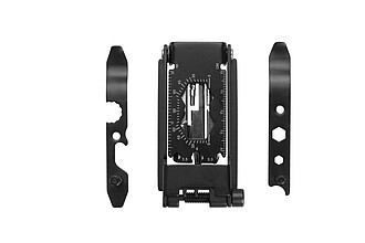 SCHWARZWOLF MERAPI Multifunctional tool for bikers, black