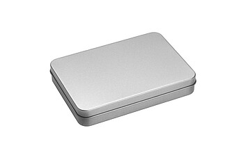 SCHWARZWOLF MURRAY Travel set of playing cards and dice in a tin box