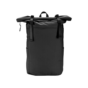 SCHWARZWOLF PEKTUSAN Practical rolltop backpack, black