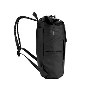 SCHWARZWOLF PEKTUSAN Practical rolltop backpack, black