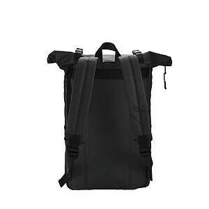 SCHWARZWOLF PEKTUSAN Practical rolltop backpack, black
