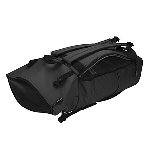 SCHWARZWOLF PEKTUSAN Practical rolltop backpack, black