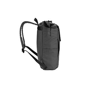 SCHWARZWOLF PEKTUSAN Practical rolltop backpack, grey