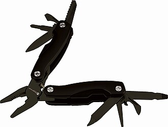 SCHWARZWOLF PONY NEW 13-in-1 mini multitool, black