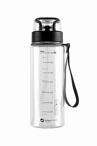 SCHWARZWOLF SEYHAN Sports tritan bottle, 900 ml, transparent