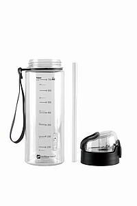 SCHWARZWOLF SEYHAN Sports tritan bottle, 900 ml, transparent