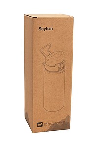 SCHWARZWOLF SEYHAN Sports tritan bottle, 900 ml, transparent