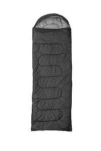 SCHWARZWOLF TORMES Lightweight camping sleeping bag, black/grey