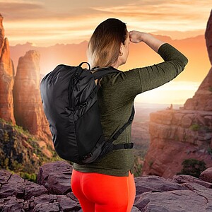 SCHWARZWOLF UBANGI Tourist backpack, grey/black