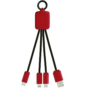 SCX.design C15 quatro light-up cable, mid red
