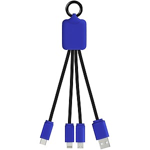 SCX.design C15 quatro light-up cable, reflex blue