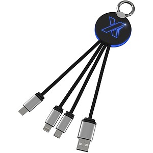 SCX.design C16 ring light-up cable, blue