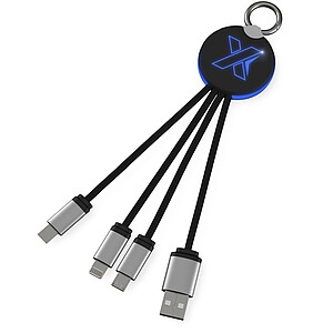 SCX.design C16 ring light-up cable, blue