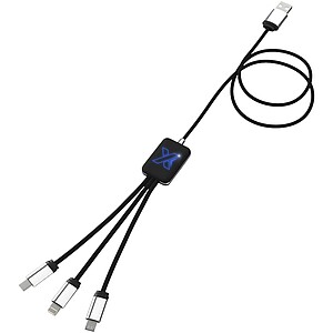 SCX.design C17 easy to use light-up cable, blue