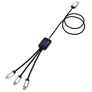 SCX.design C17 easy to use light-up cable, blue