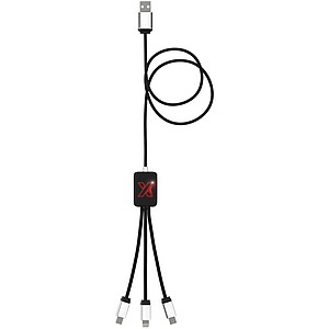 SCX.design C17 easy to use light-up cable, red